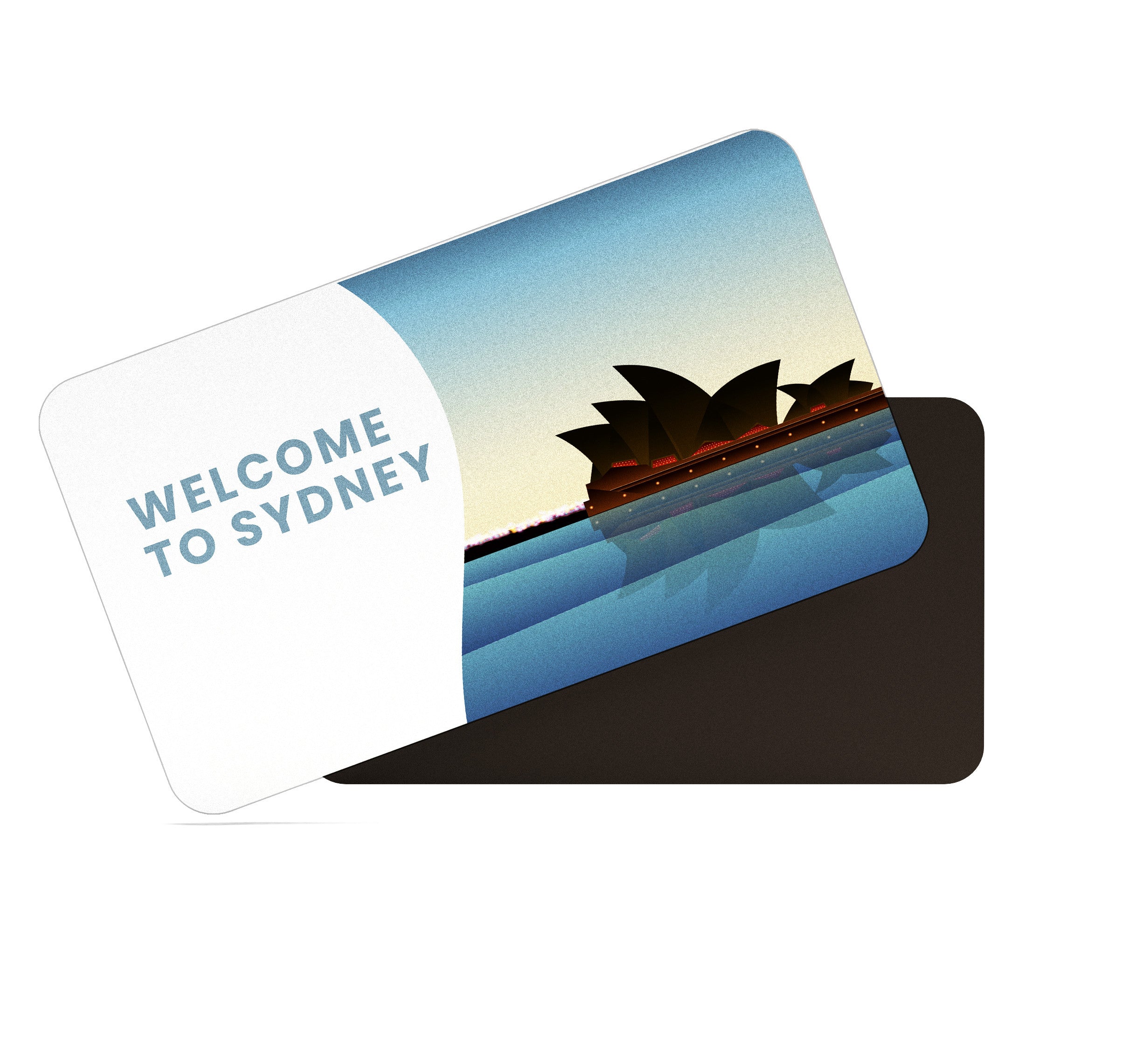 dhcrafts Rectangular Fridge Magnet Multicolor Sydney Design Pack of 1 (8.6cm x 5.4cm)